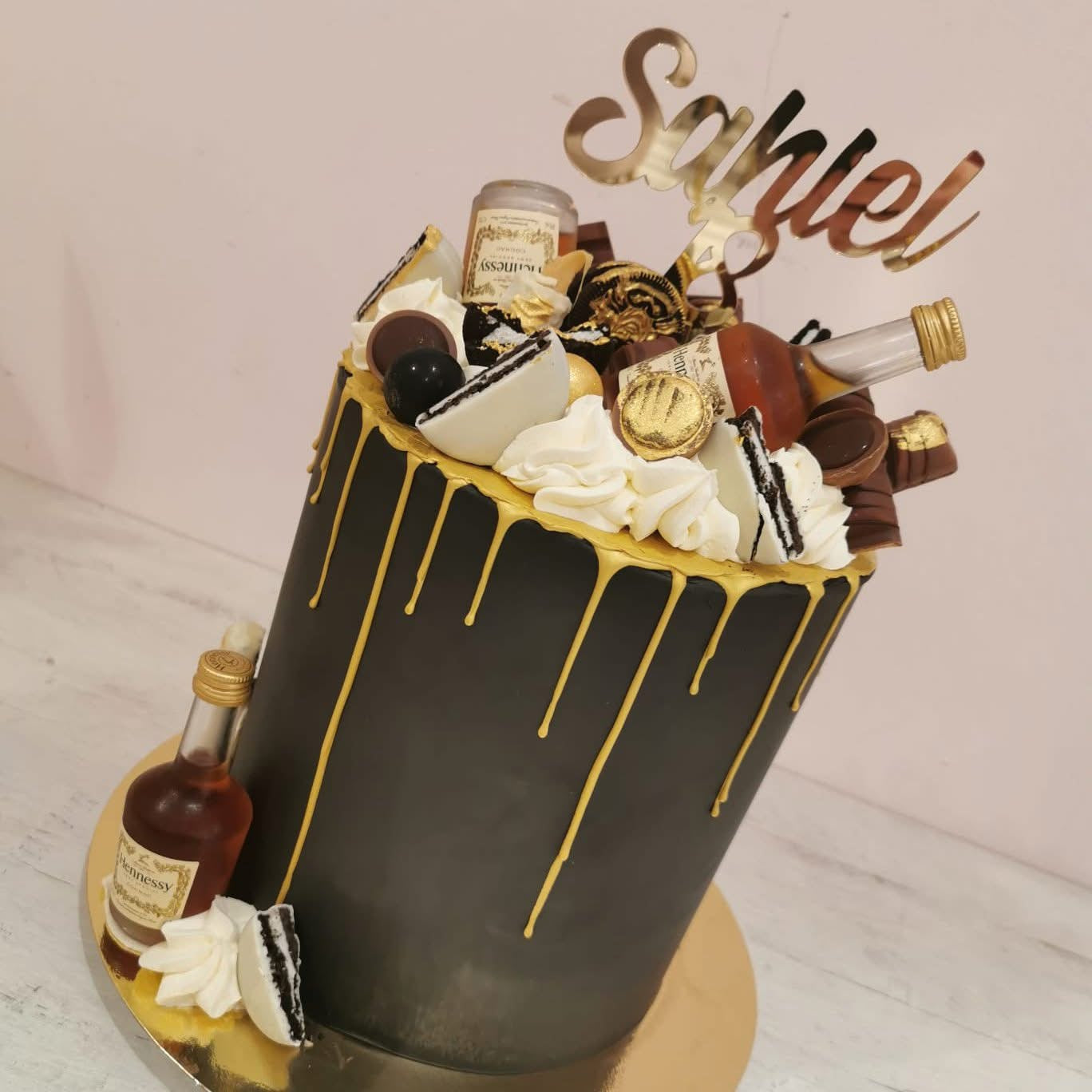 Gepersonaliseerde naam en cijfer Caketopper