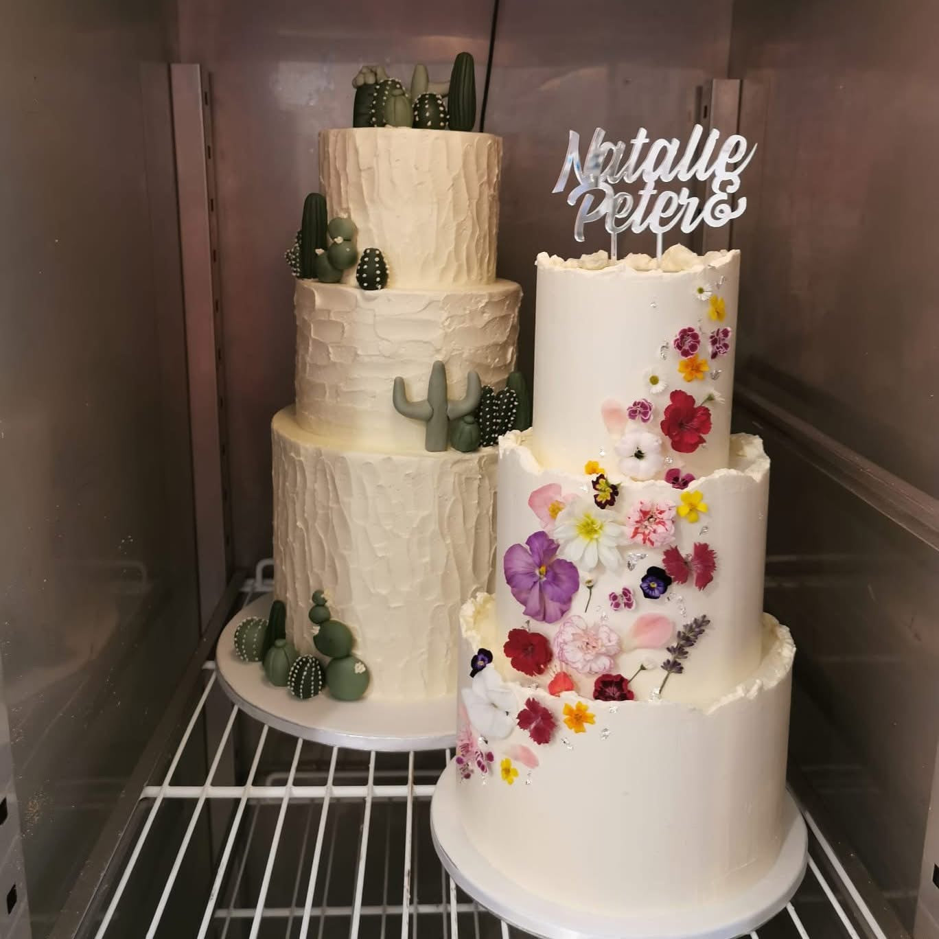 Gepersonaliseerde caketopper met twee namen