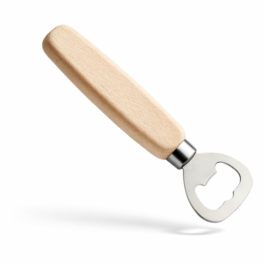 Gepersonaliseerde houten flesopener
